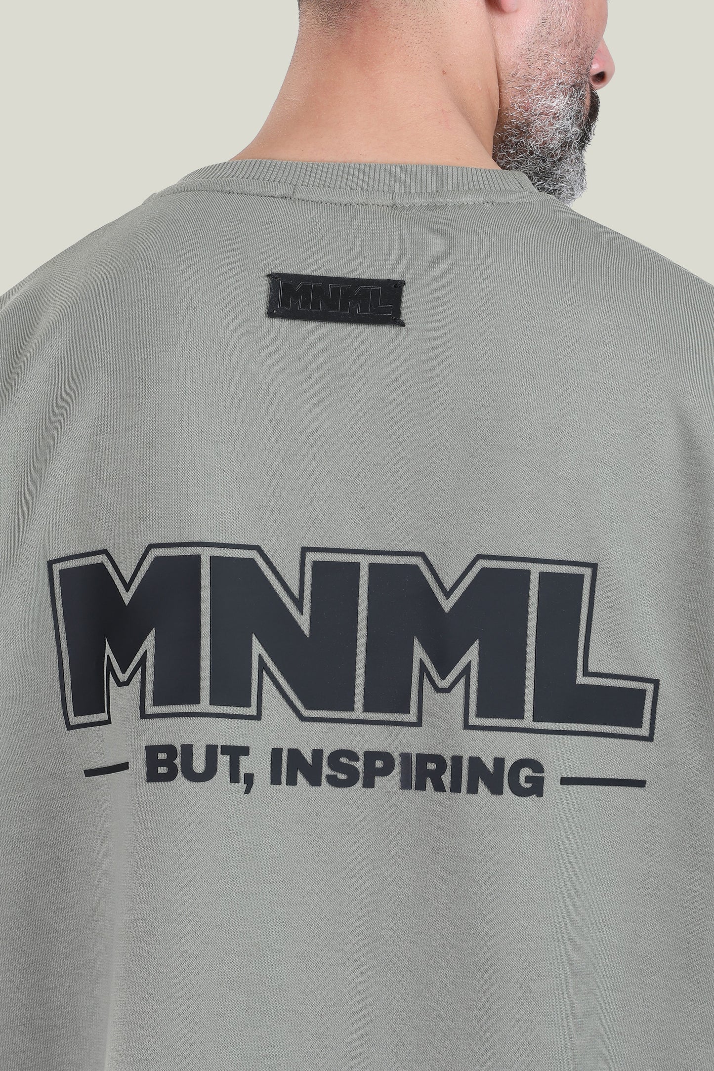 Comfort Fit - MNML Olive Green T-shirt - French Terry