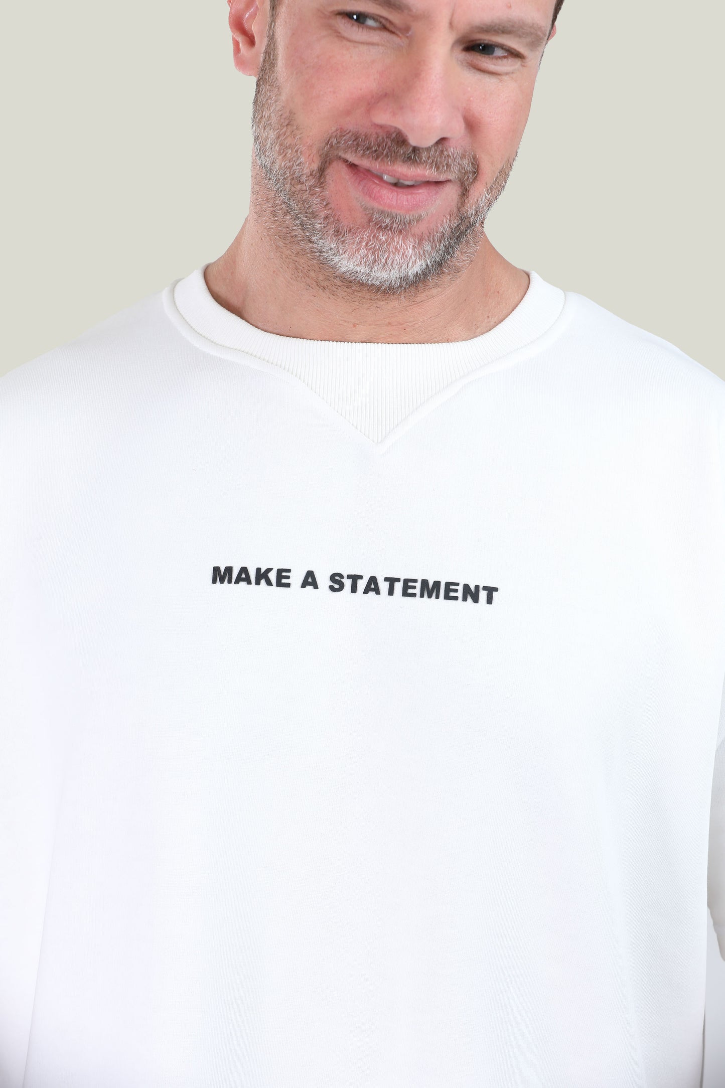 Comfort Fit - MNML White T-shirt - French Terry