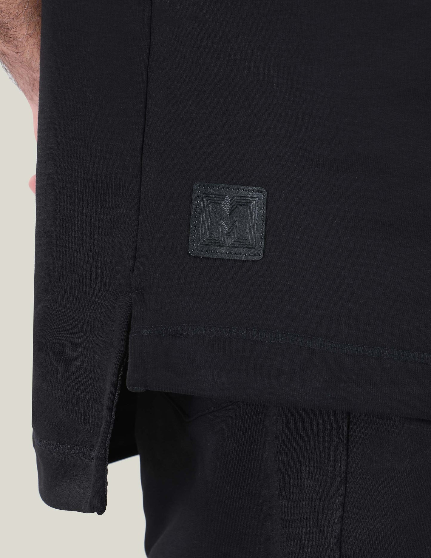 Comfort Fit - MNML Black T-shirt - French Terry