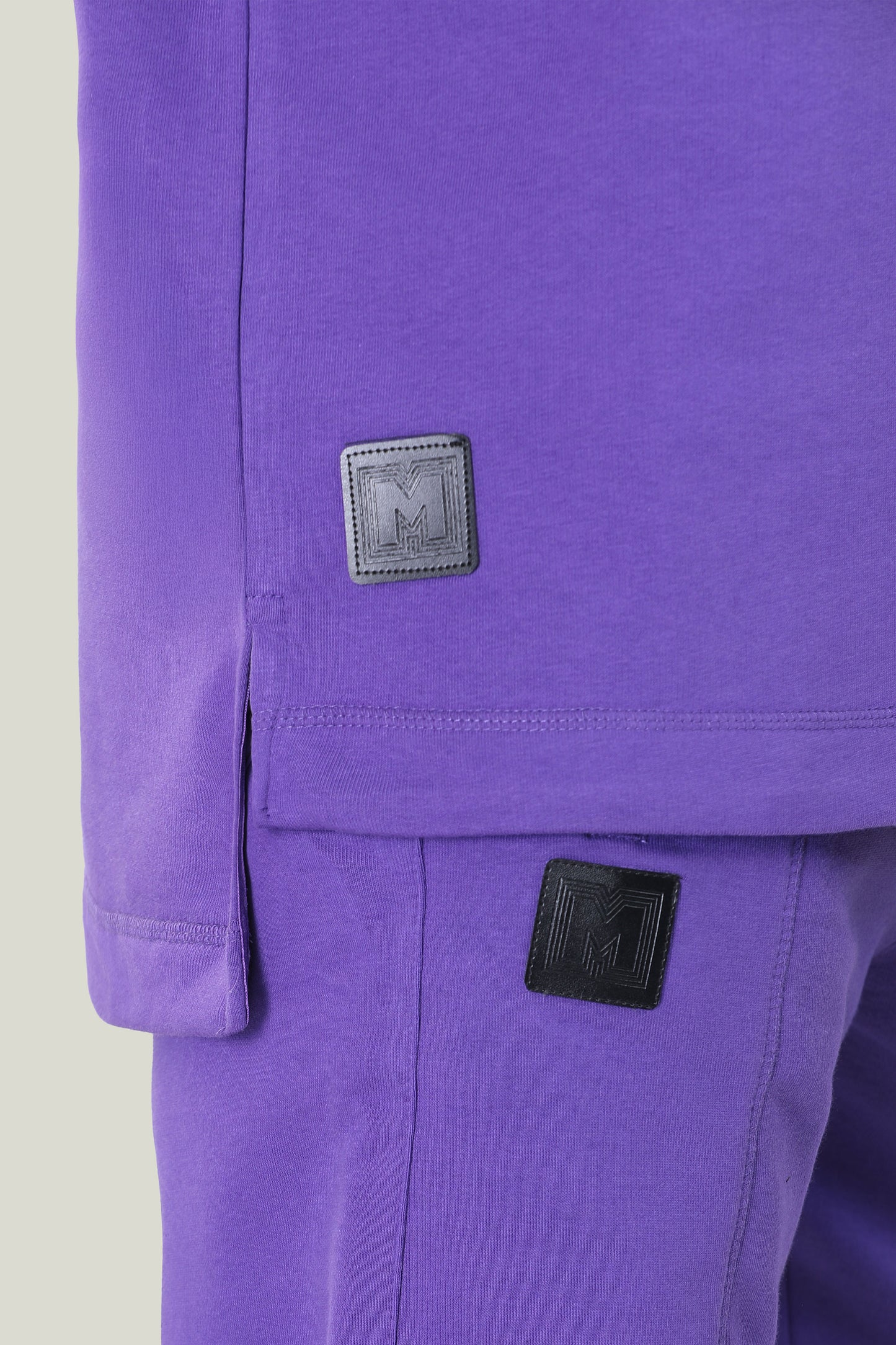 Comfort Fit - MNML Purple T-shirt - French Terry