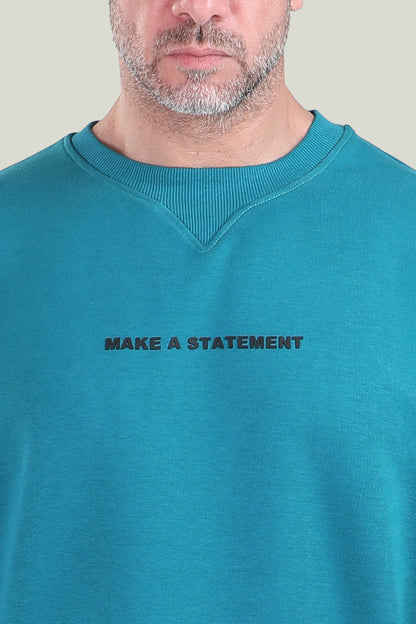 Comfort Fit - MNML Blue Chill T-shirt - French Terry